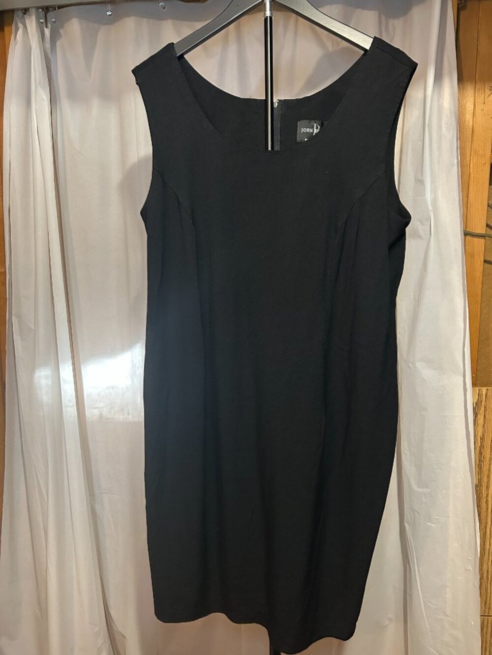 John Roberts Black Sheath Dress Size 20 WP